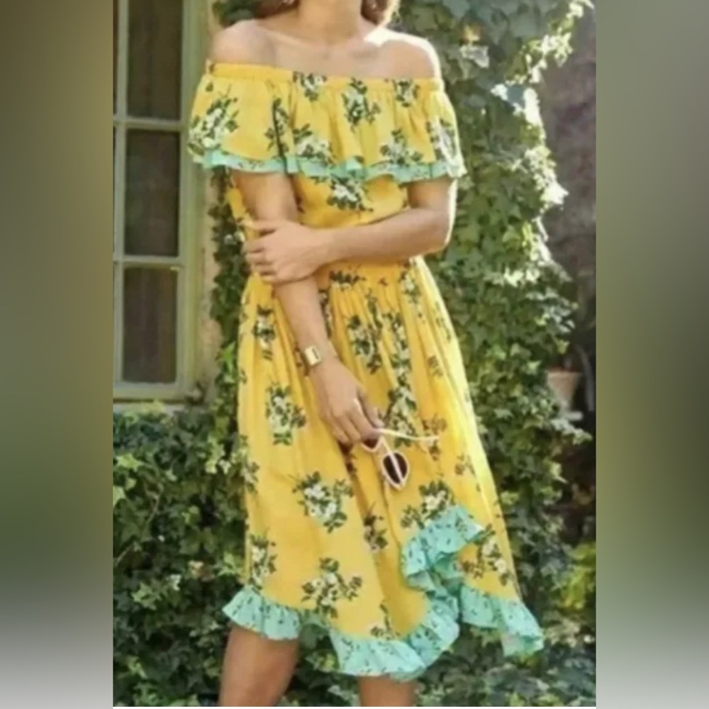 Matilda Jane Sz XL Hooked On a Feeling Off The Shoulder Dress. - Picture 5 of 5